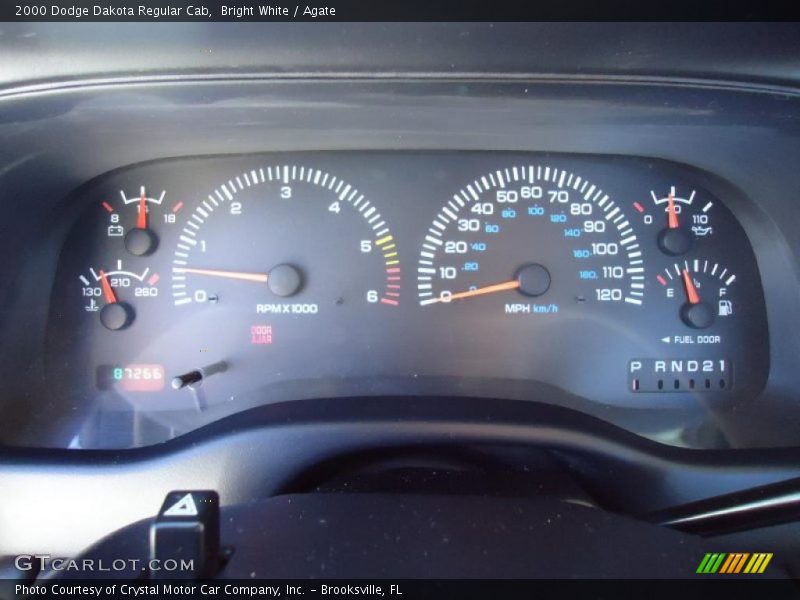  2000 Dakota Regular Cab Regular Cab Gauges