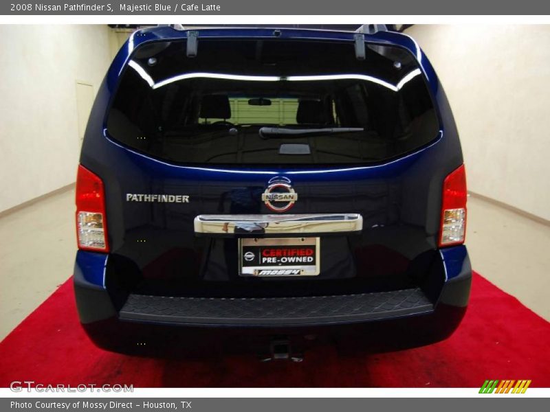 Majestic Blue / Cafe Latte 2008 Nissan Pathfinder S