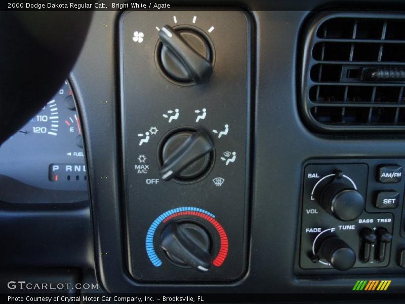 Controls of 2000 Dakota Regular Cab