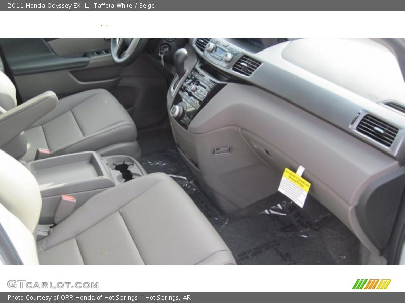 Taffeta White / Beige 2011 Honda Odyssey EX-L