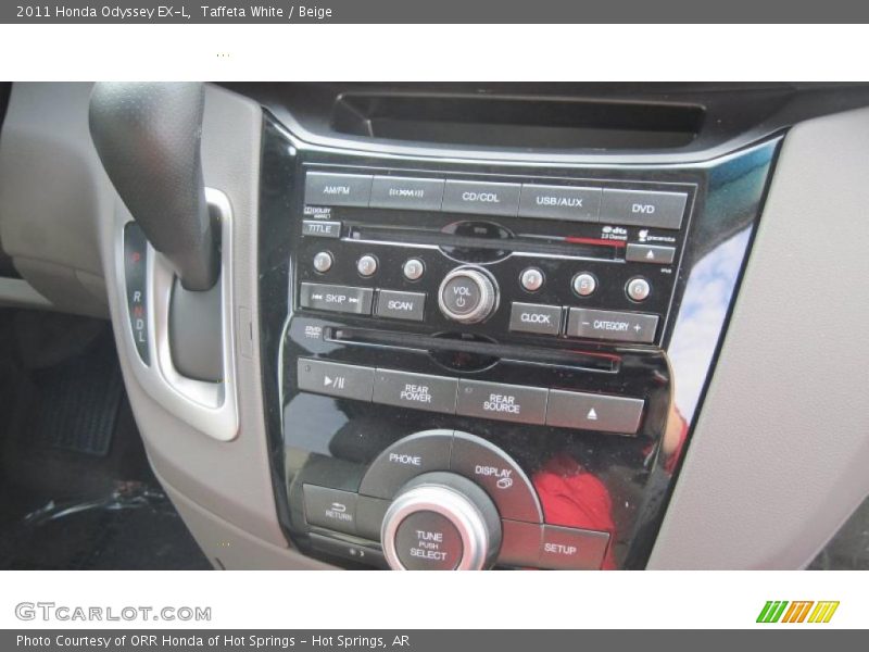 Controls of 2011 Odyssey EX-L