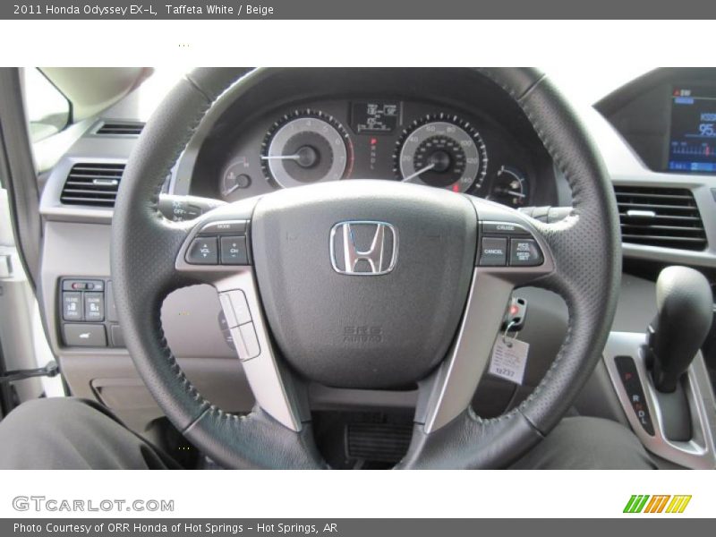 Taffeta White / Beige 2011 Honda Odyssey EX-L