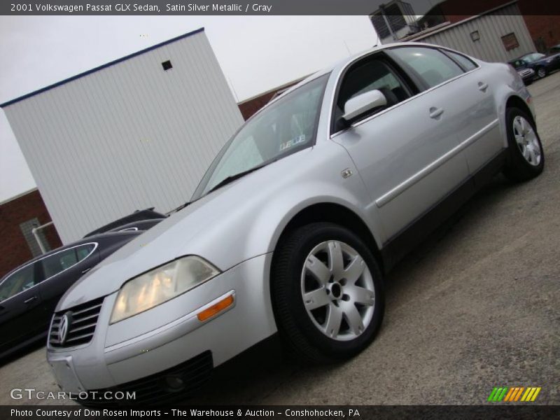 Satin Silver Metallic / Gray 2001 Volkswagen Passat GLX Sedan