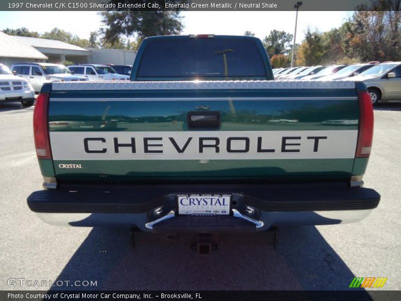 Emerald Green Metallic / Neutral Shale 1997 Chevrolet C/K C1500 Silverado Extended Cab