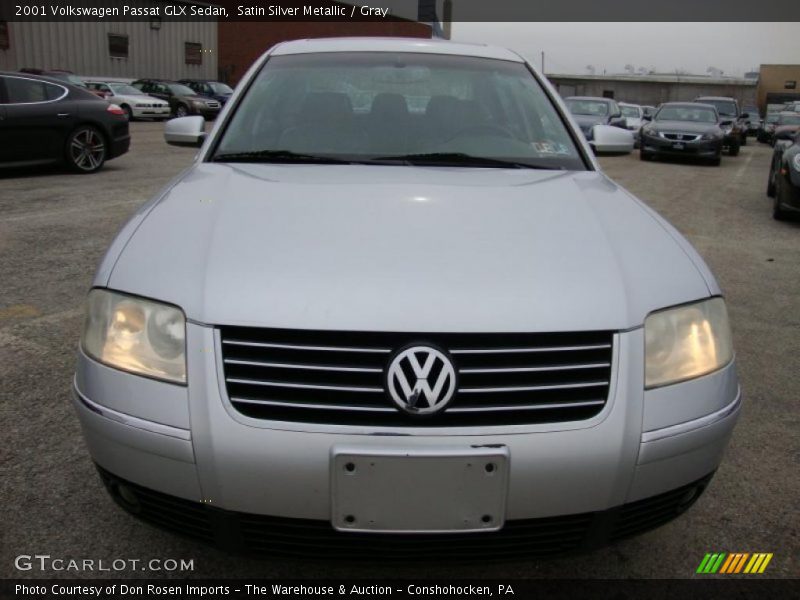 Satin Silver Metallic / Gray 2001 Volkswagen Passat GLX Sedan