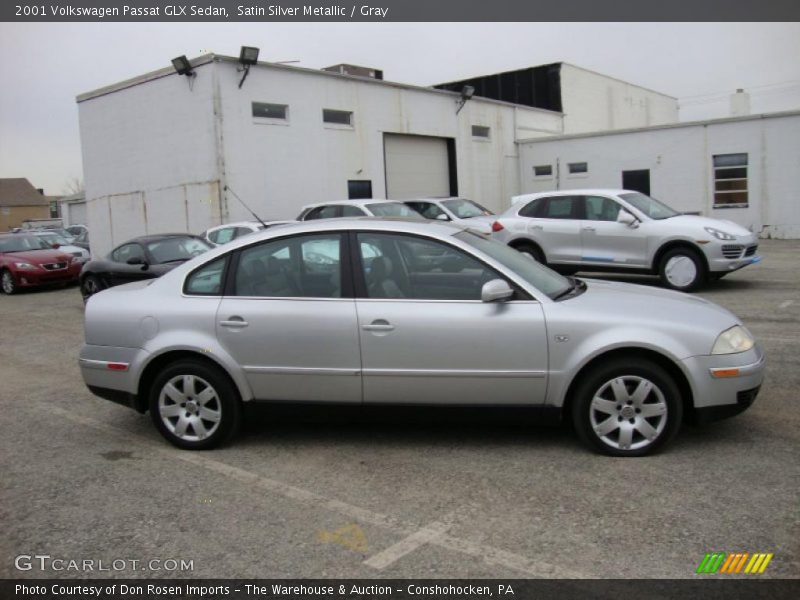Satin Silver Metallic / Gray 2001 Volkswagen Passat GLX Sedan