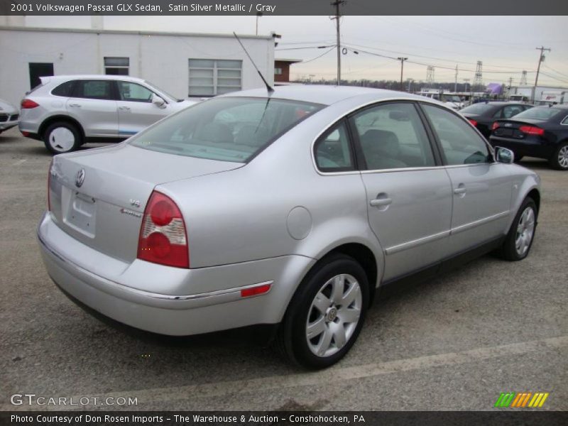 Satin Silver Metallic / Gray 2001 Volkswagen Passat GLX Sedan