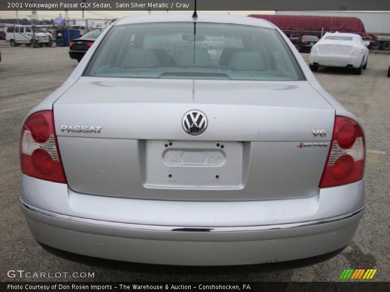 Satin Silver Metallic / Gray 2001 Volkswagen Passat GLX Sedan