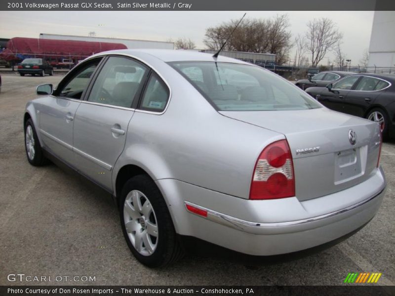 Satin Silver Metallic / Gray 2001 Volkswagen Passat GLX Sedan