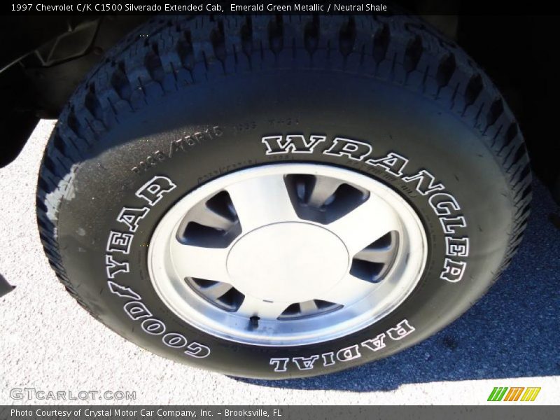 Emerald Green Metallic / Neutral Shale 1997 Chevrolet C/K C1500 Silverado Extended Cab