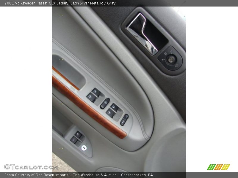Satin Silver Metallic / Gray 2001 Volkswagen Passat GLX Sedan