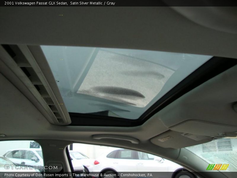 Satin Silver Metallic / Gray 2001 Volkswagen Passat GLX Sedan