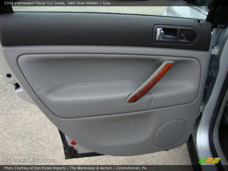 Satin Silver Metallic / Gray 2001 Volkswagen Passat GLX Sedan