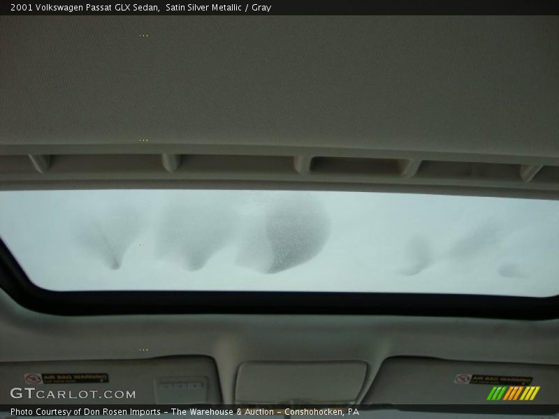 Satin Silver Metallic / Gray 2001 Volkswagen Passat GLX Sedan