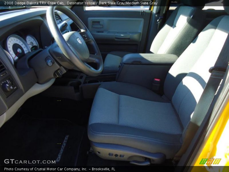 Detonator Yellow / Dark Slate Gray/Medium Slate Gray 2008 Dodge Dakota TRX Crew Cab