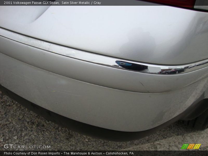 Satin Silver Metallic / Gray 2001 Volkswagen Passat GLX Sedan