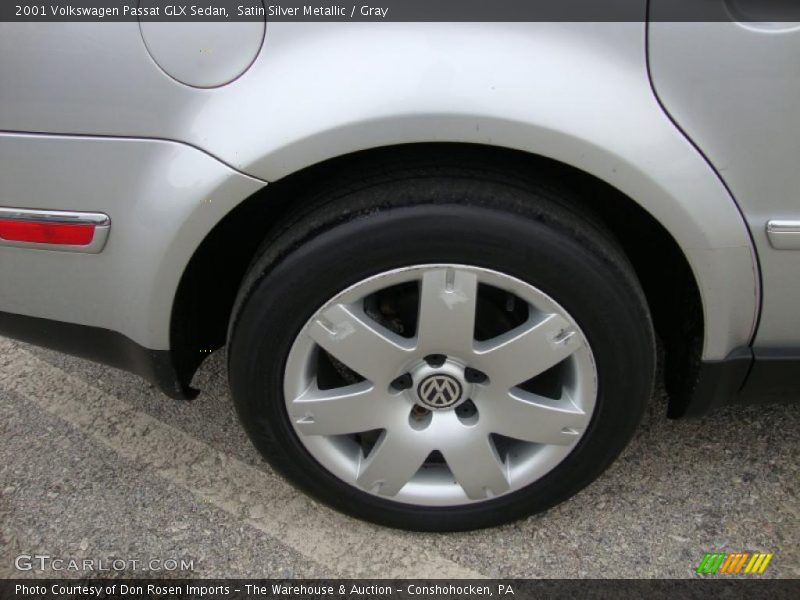 Satin Silver Metallic / Gray 2001 Volkswagen Passat GLX Sedan