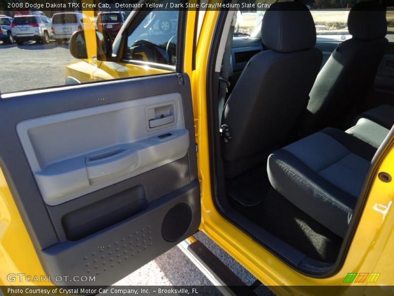 Detonator Yellow / Dark Slate Gray/Medium Slate Gray 2008 Dodge Dakota TRX Crew Cab