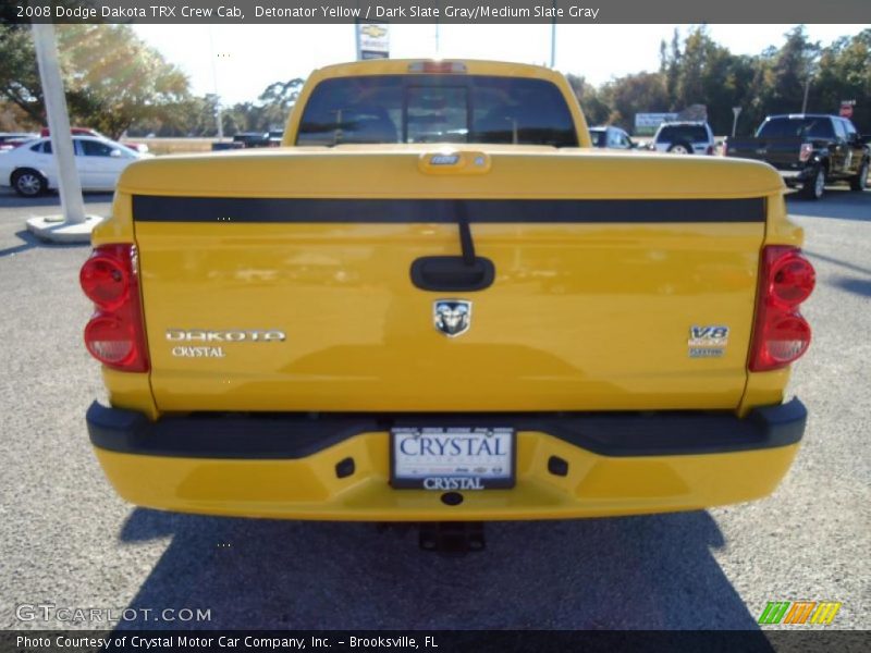 Detonator Yellow / Dark Slate Gray/Medium Slate Gray 2008 Dodge Dakota TRX Crew Cab