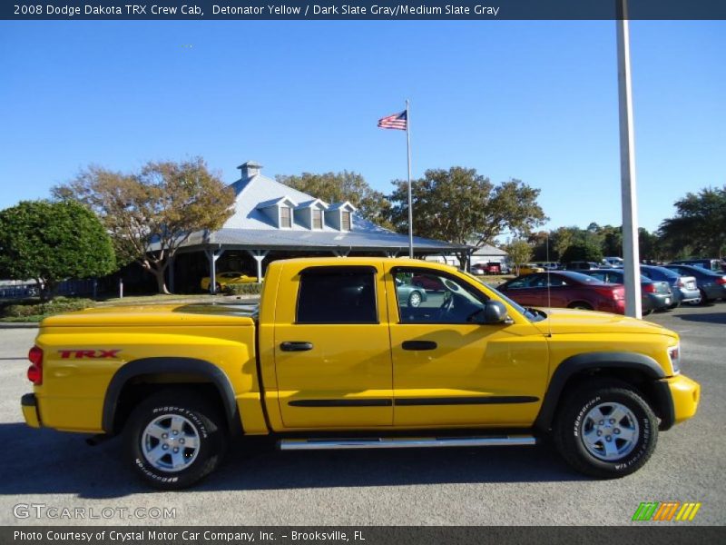 Detonator Yellow / Dark Slate Gray/Medium Slate Gray 2008 Dodge Dakota TRX Crew Cab