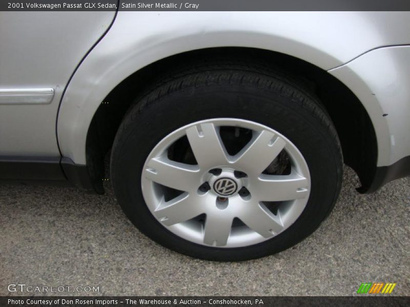 Satin Silver Metallic / Gray 2001 Volkswagen Passat GLX Sedan