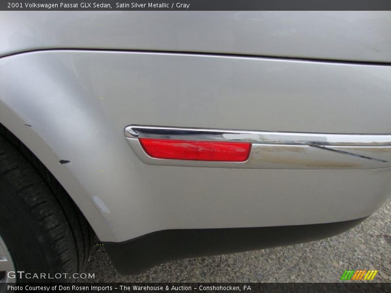 Satin Silver Metallic / Gray 2001 Volkswagen Passat GLX Sedan