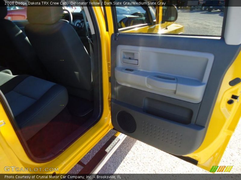 Detonator Yellow / Dark Slate Gray/Medium Slate Gray 2008 Dodge Dakota TRX Crew Cab