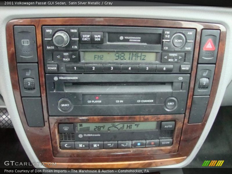 Controls of 2001 Passat GLX Sedan