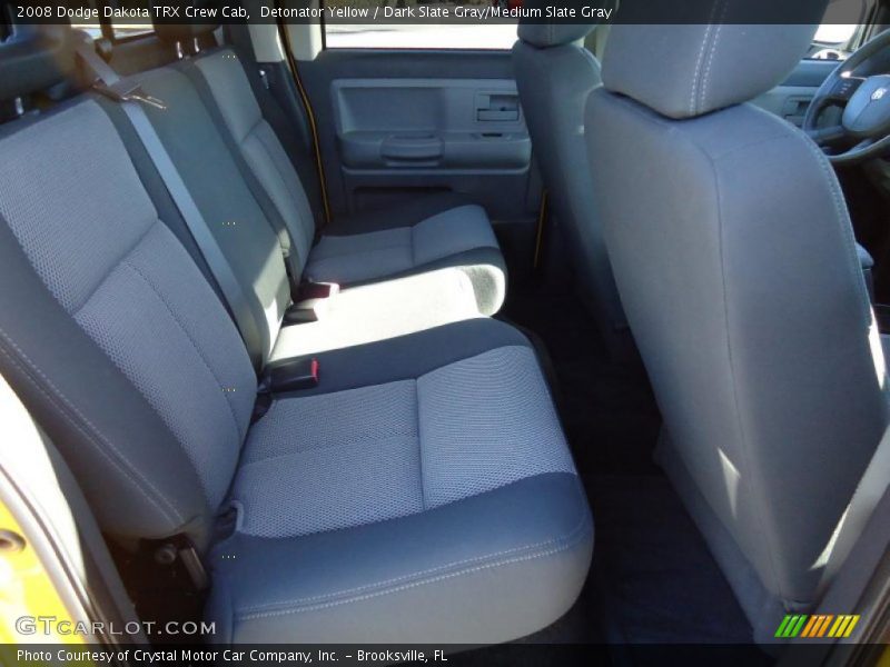 Detonator Yellow / Dark Slate Gray/Medium Slate Gray 2008 Dodge Dakota TRX Crew Cab