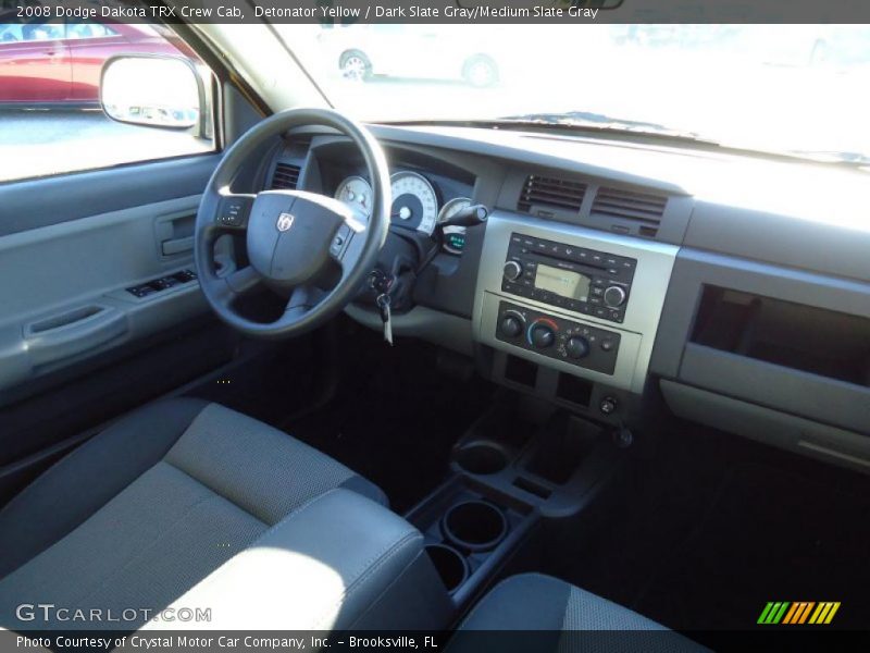 Detonator Yellow / Dark Slate Gray/Medium Slate Gray 2008 Dodge Dakota TRX Crew Cab