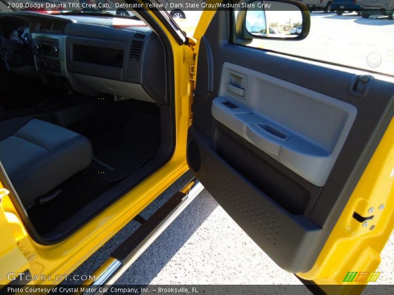 Detonator Yellow / Dark Slate Gray/Medium Slate Gray 2008 Dodge Dakota TRX Crew Cab