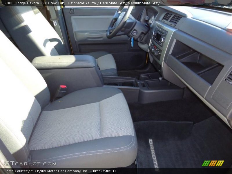 Detonator Yellow / Dark Slate Gray/Medium Slate Gray 2008 Dodge Dakota TRX Crew Cab