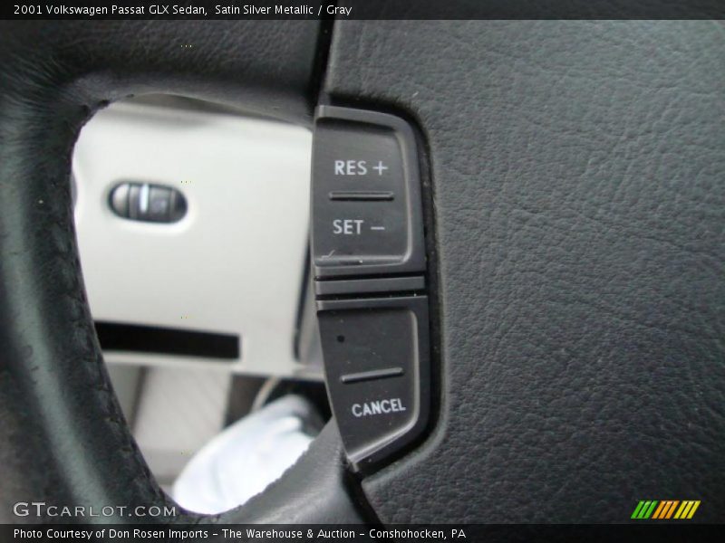 Satin Silver Metallic / Gray 2001 Volkswagen Passat GLX Sedan