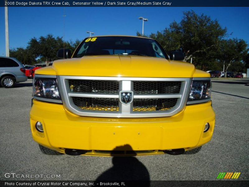 Detonator Yellow / Dark Slate Gray/Medium Slate Gray 2008 Dodge Dakota TRX Crew Cab