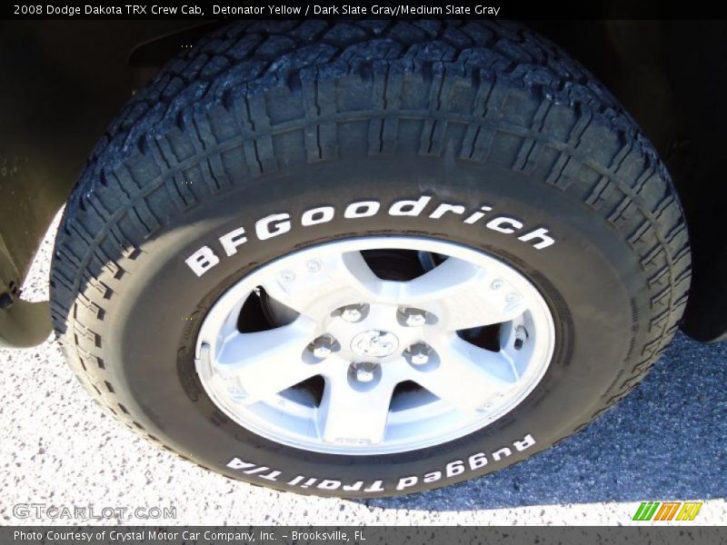 Detonator Yellow / Dark Slate Gray/Medium Slate Gray 2008 Dodge Dakota TRX Crew Cab