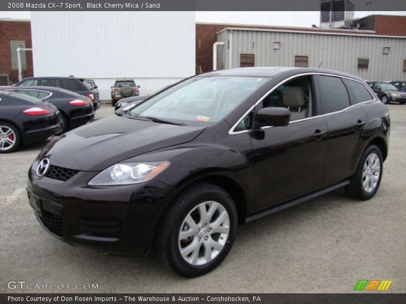 Black Cherry Mica / Sand 2008 Mazda CX-7 Sport