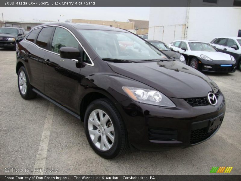 Black Cherry Mica / Sand 2008 Mazda CX-7 Sport