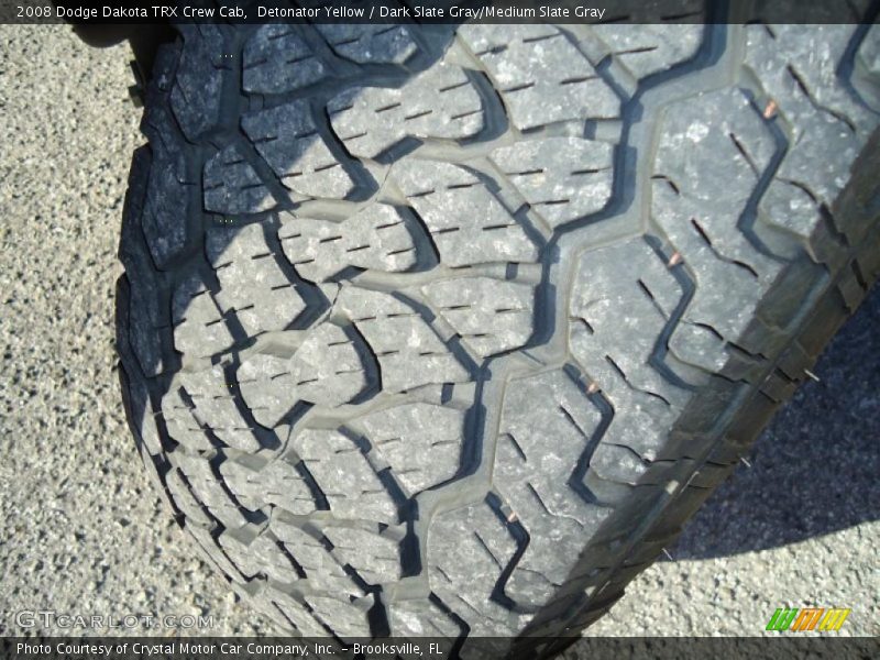 Detonator Yellow / Dark Slate Gray/Medium Slate Gray 2008 Dodge Dakota TRX Crew Cab