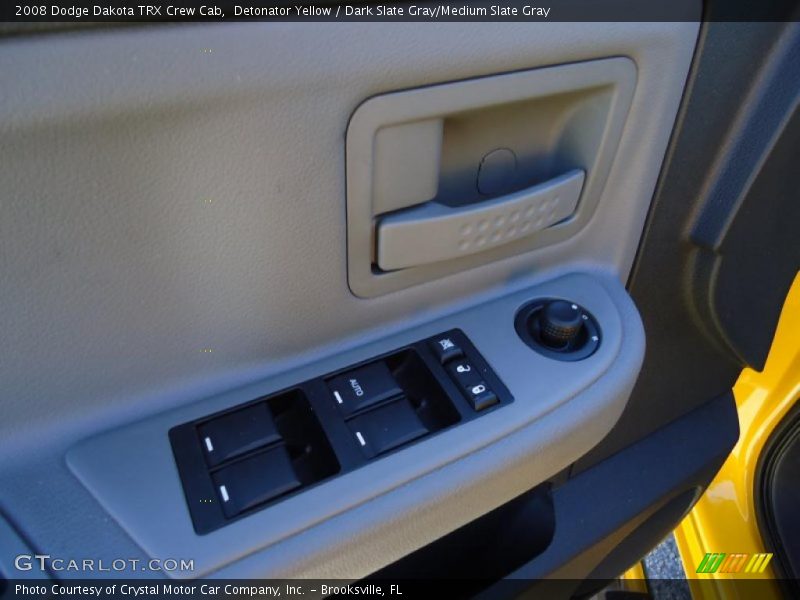 Detonator Yellow / Dark Slate Gray/Medium Slate Gray 2008 Dodge Dakota TRX Crew Cab