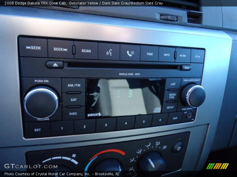 Controls of 2008 Dakota TRX Crew Cab