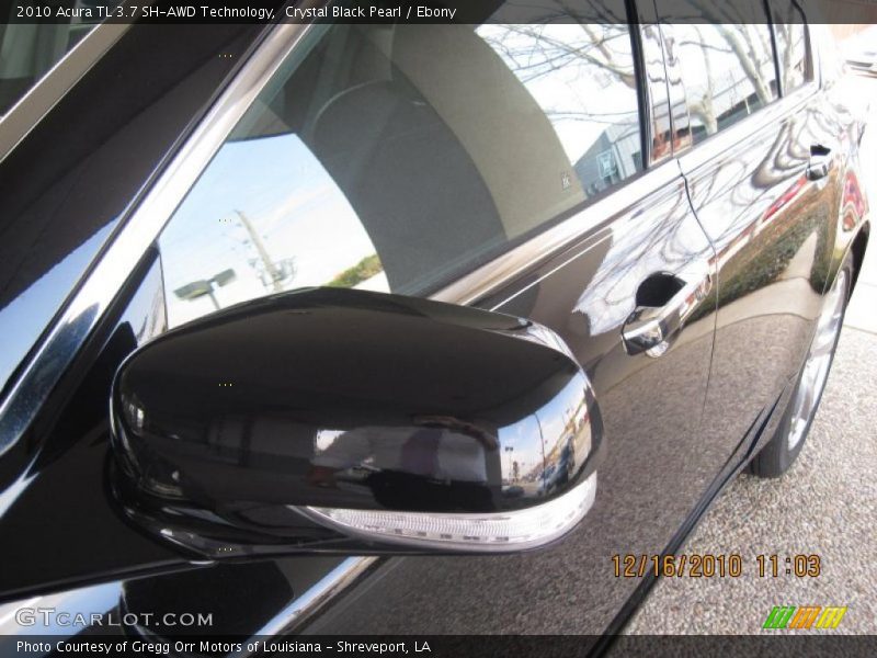 Crystal Black Pearl / Ebony 2010 Acura TL 3.7 SH-AWD Technology
