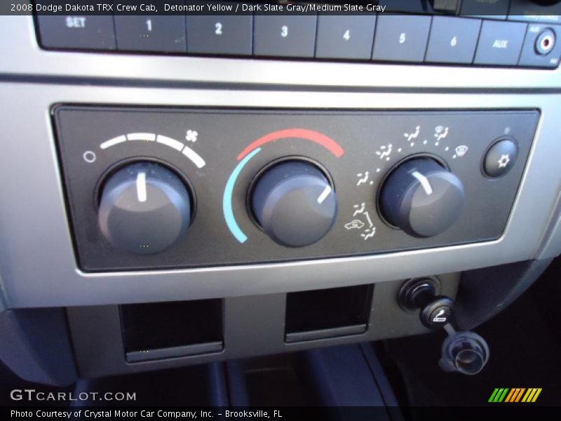 Controls of 2008 Dakota TRX Crew Cab