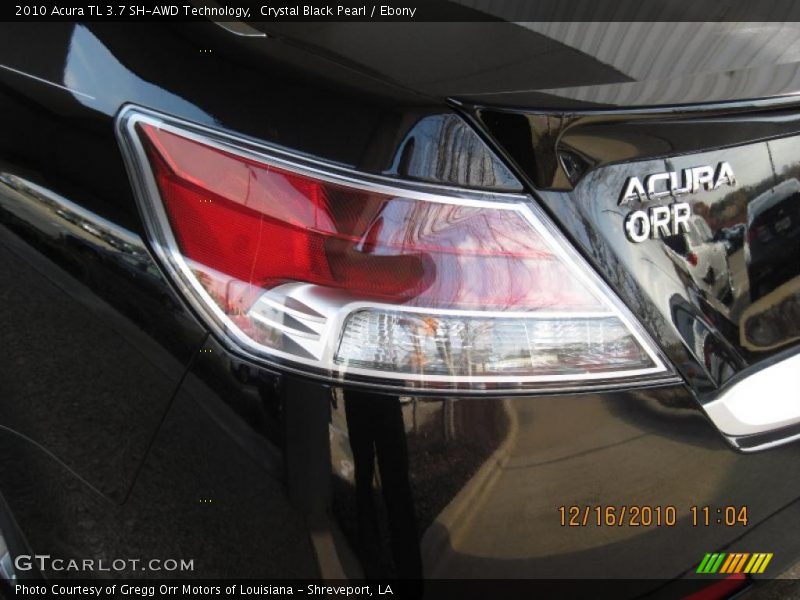 Crystal Black Pearl / Ebony 2010 Acura TL 3.7 SH-AWD Technology