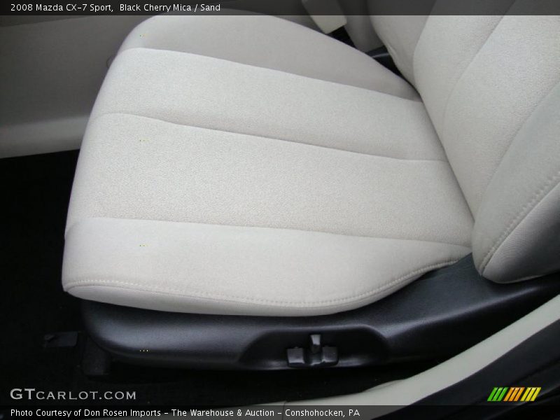 Black Cherry Mica / Sand 2008 Mazda CX-7 Sport