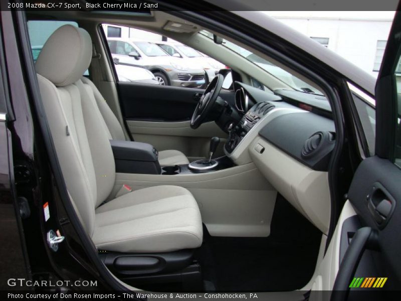 Black Cherry Mica / Sand 2008 Mazda CX-7 Sport
