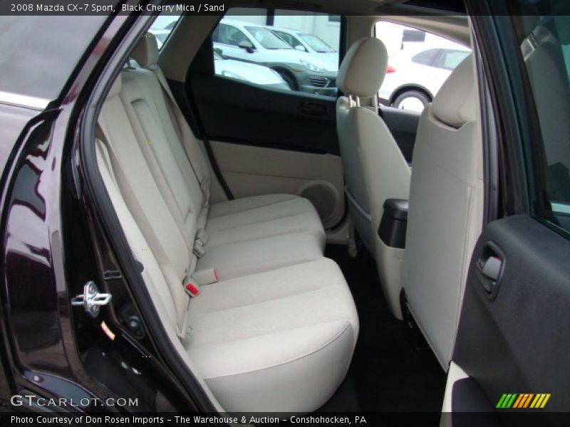 Black Cherry Mica / Sand 2008 Mazda CX-7 Sport