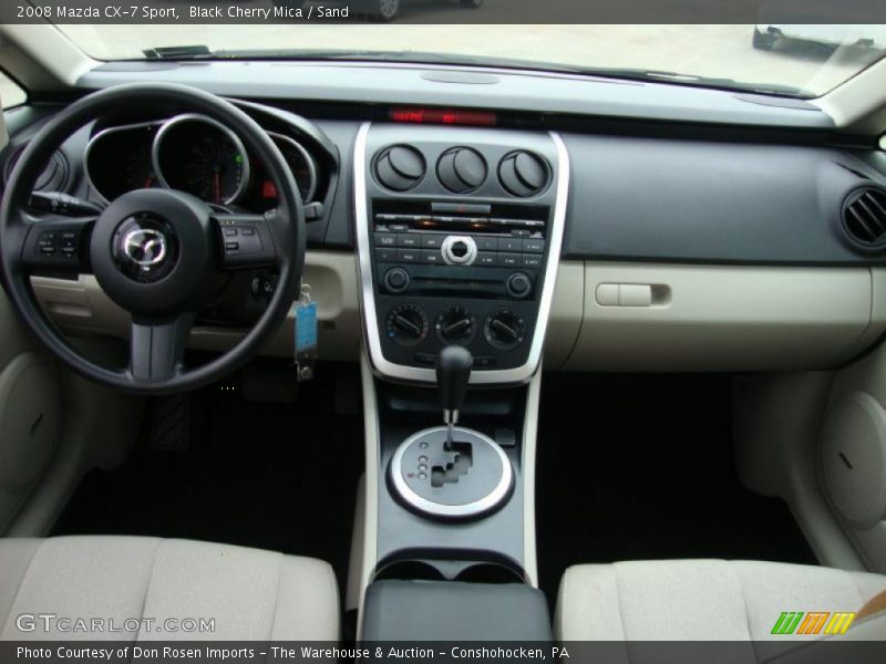 Black Cherry Mica / Sand 2008 Mazda CX-7 Sport