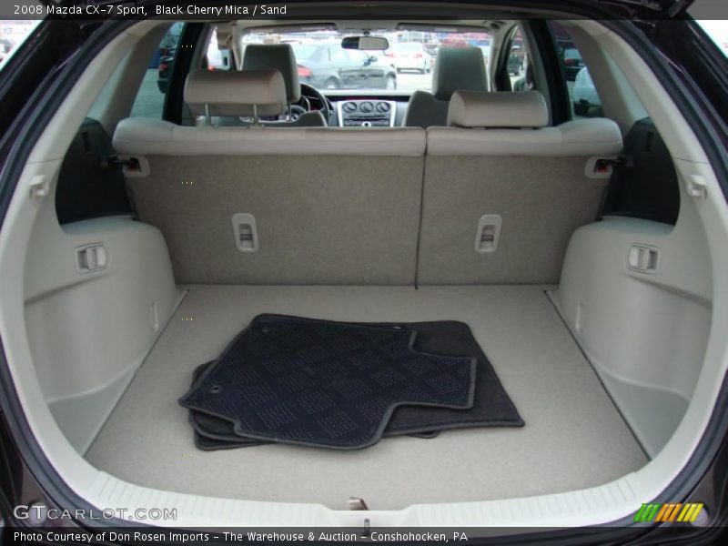 Black Cherry Mica / Sand 2008 Mazda CX-7 Sport
