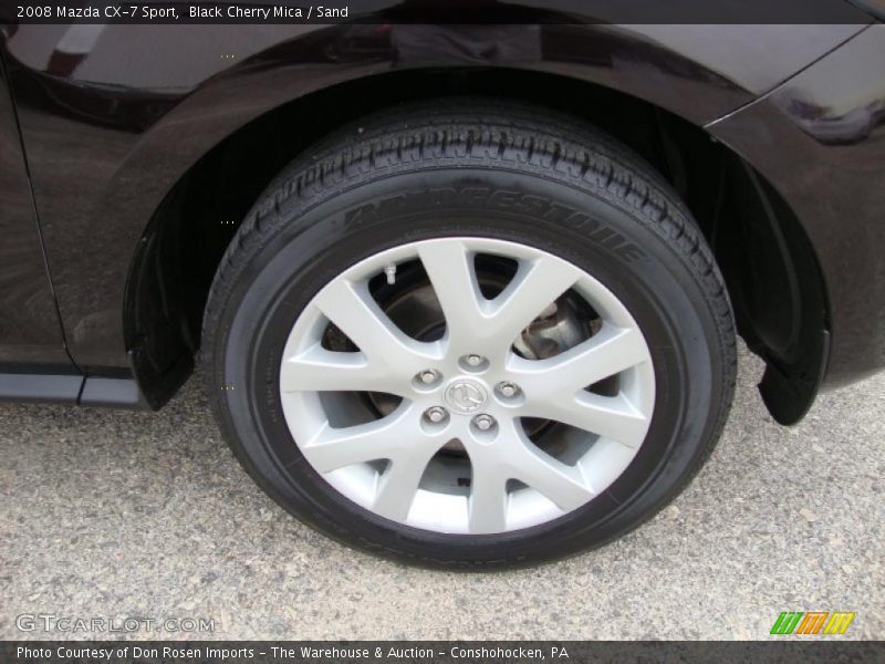 Black Cherry Mica / Sand 2008 Mazda CX-7 Sport