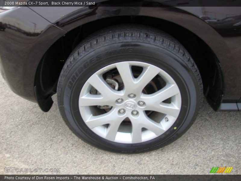 Black Cherry Mica / Sand 2008 Mazda CX-7 Sport
